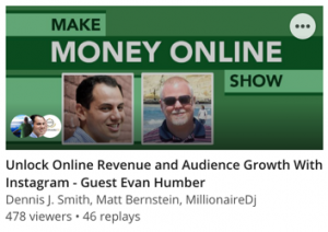 Unlock Online Revenue and Audience Growth With Instagram - Guest Evan Humber